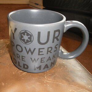 Star Wars Ceramic Coffee / Tea Mug "Your Powers Are Weak Old Man"